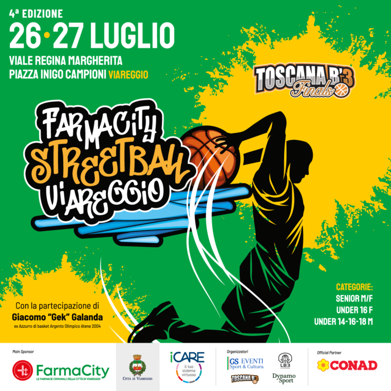 FarmaCity Streetball Viareggio 2024: le Finals sbarcano in passeggiata!