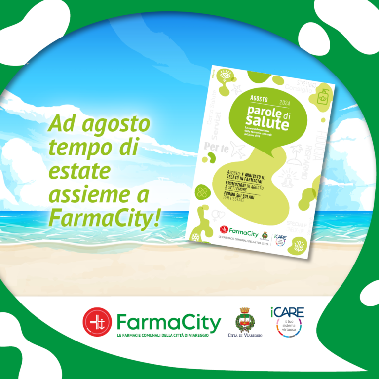 Benvenuto Agosto con FarmaCity Parole di Salute!!