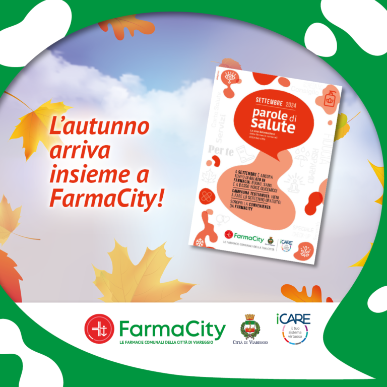 Torna l’autunno con FarmaCity Parole di Salute!!